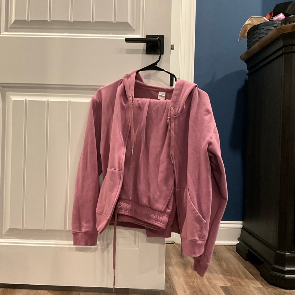 Pink Zip-Up Hoodie